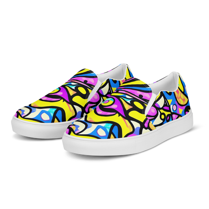 Women's Slip-On Canvas Shoes - Britto's Odyssey
