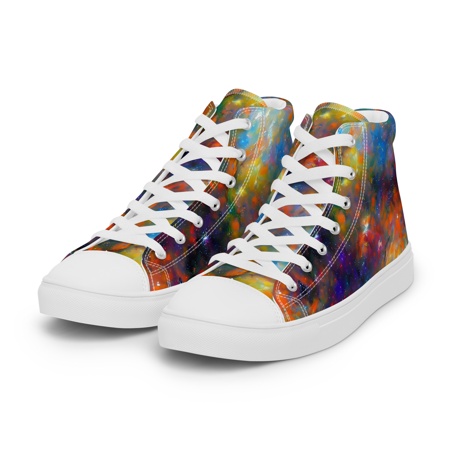 Women's High Top Canvas Shoes - Ephemeral Fantasy