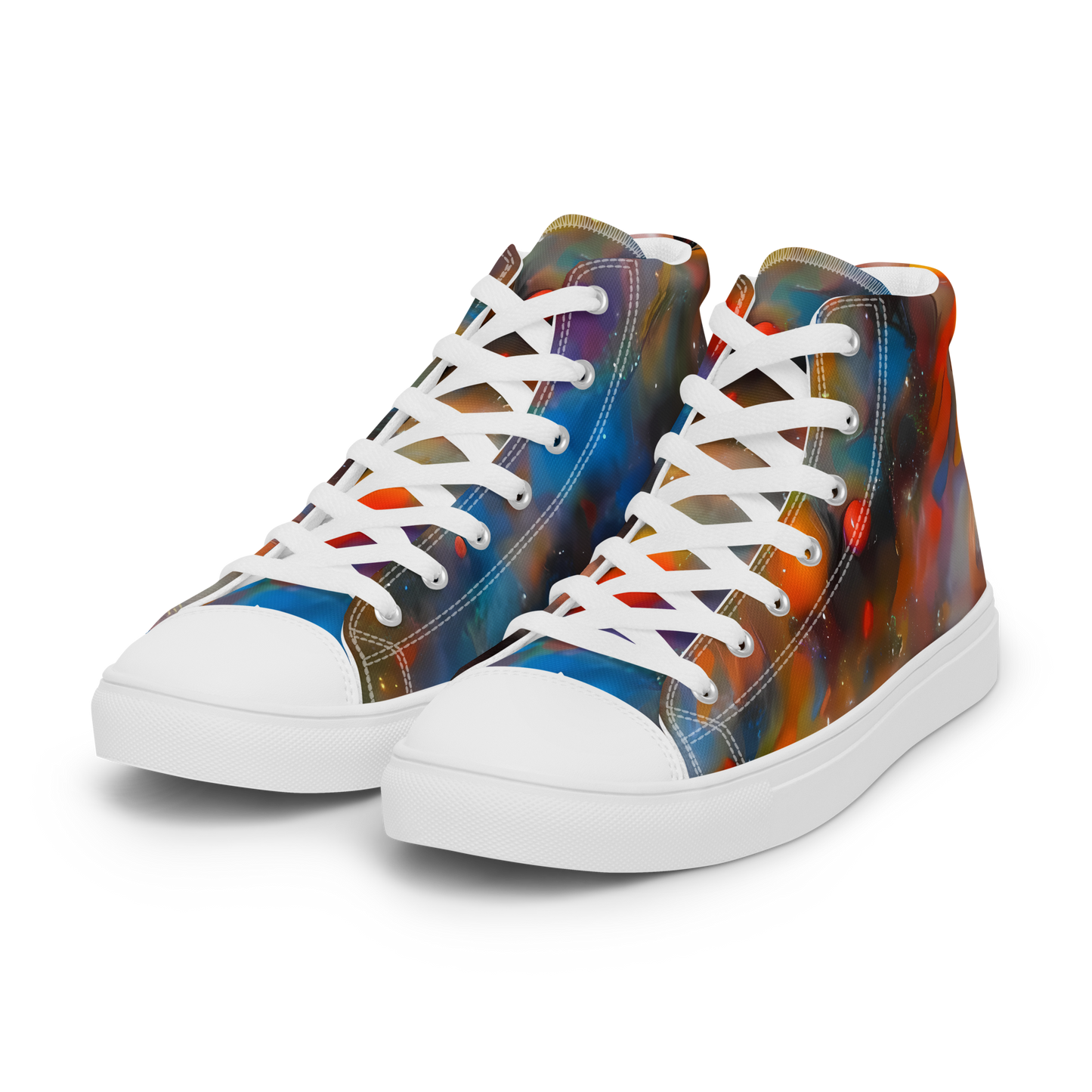 Women's High Top Canvas Shoes - Ethereal Eclat