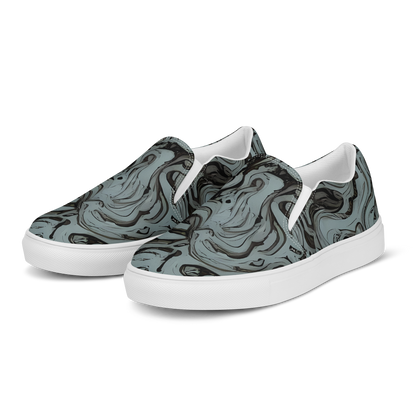 Women's Slip-On Canvas Shoes - Caruso Swirl