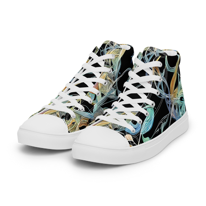 Women's High Top Canvas Shoes - Infinite Mist