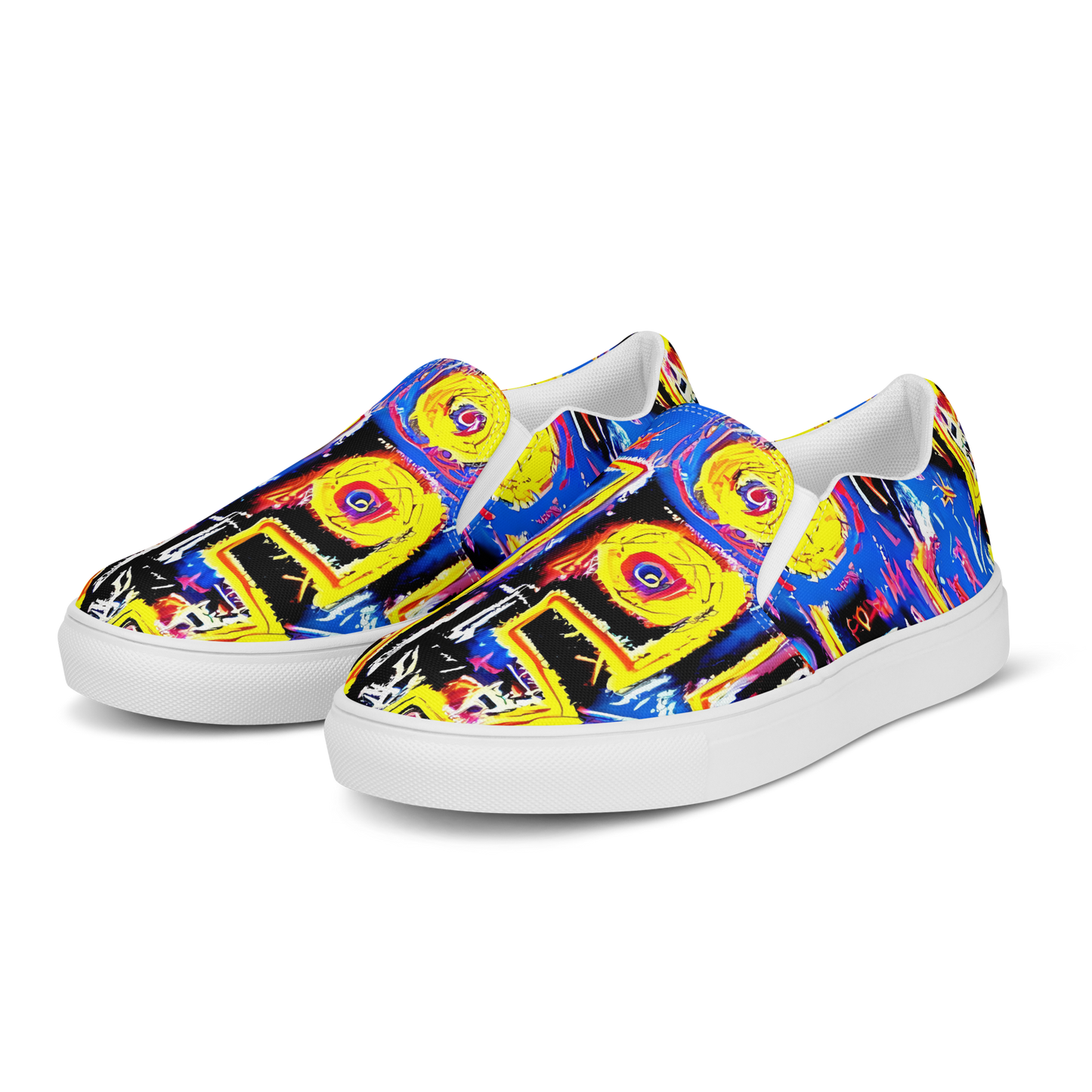 Women's Slip-On Canvas Shoes - Radiant Mayhem