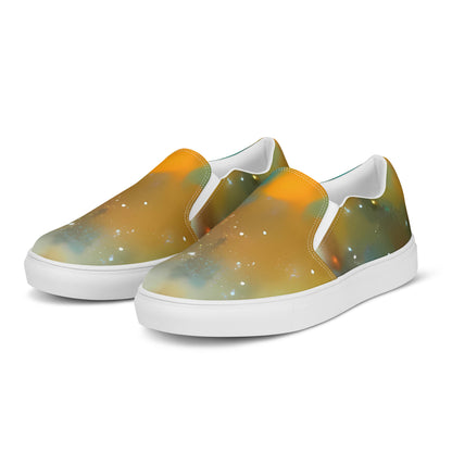 Women's Slip-On Canvas Shoes - Abstract Tapestries