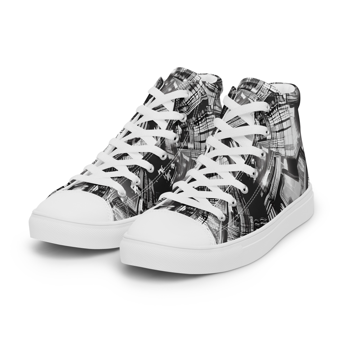 Women's High Top Canvas Shoes - Silent Reflection