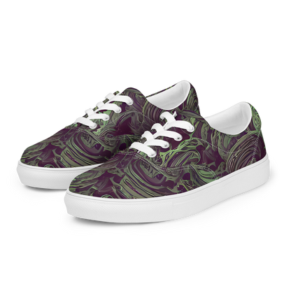 Women's Lace-Up Canvas Shoes - Knab Whorls