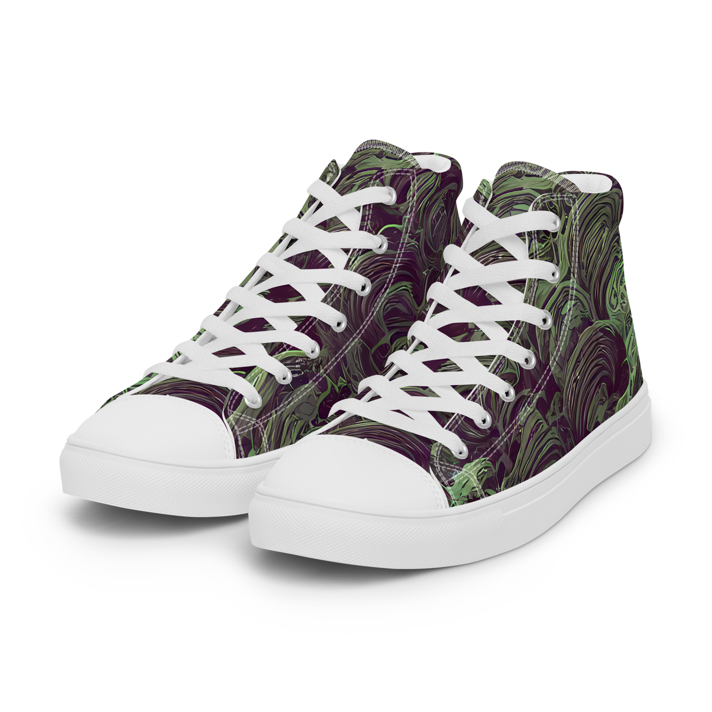 Men's High Top Canvas Shoes - Knab Whorls