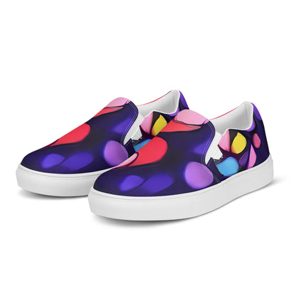 Men's Slip-On Canvas Shoes - Bubble Fantasia