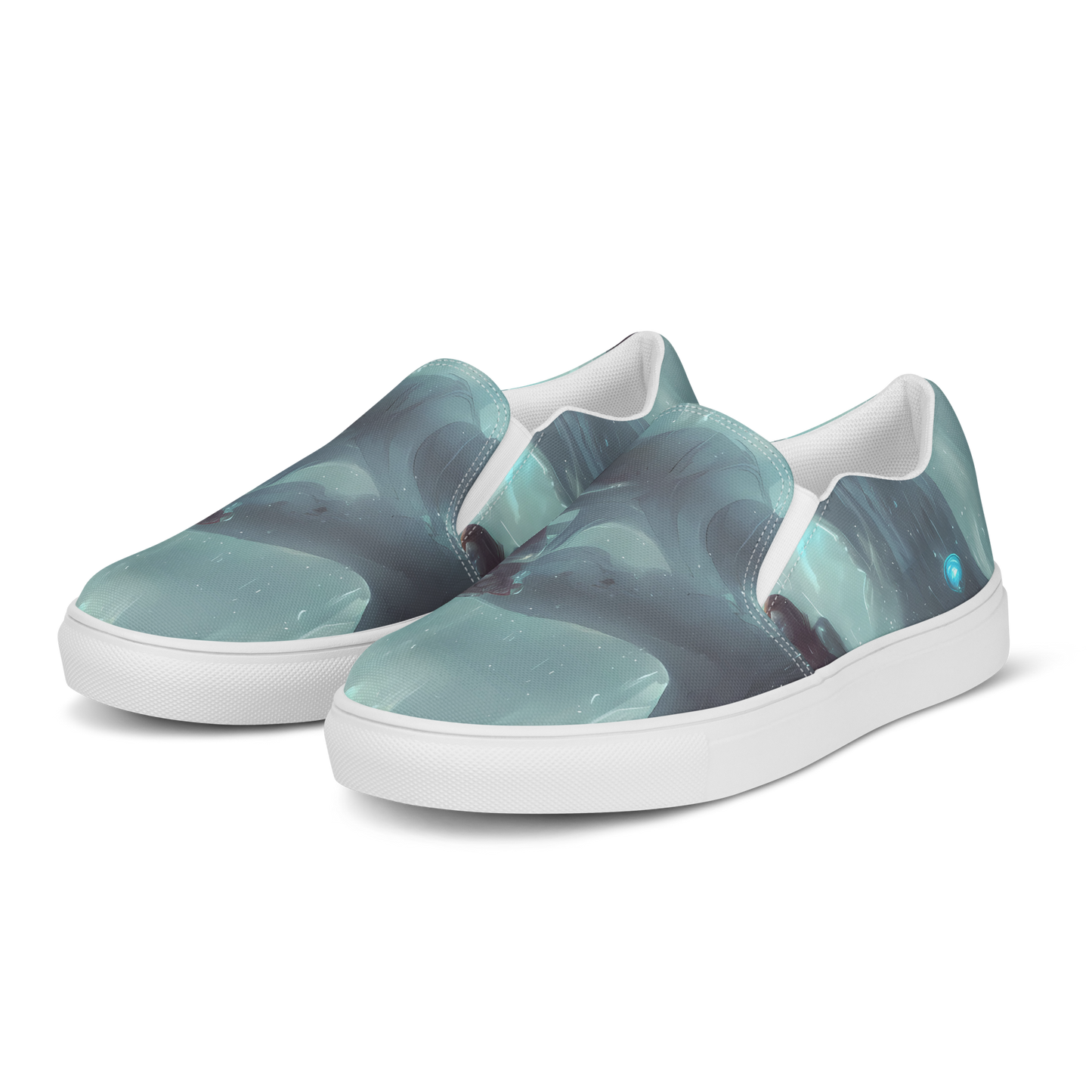 Men's Slip-On Canvas Shoes - Liquid Serenity