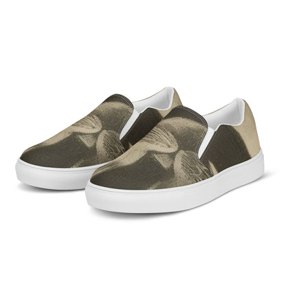 Women's Slip-On Canvas Shoes - Feline Symphony