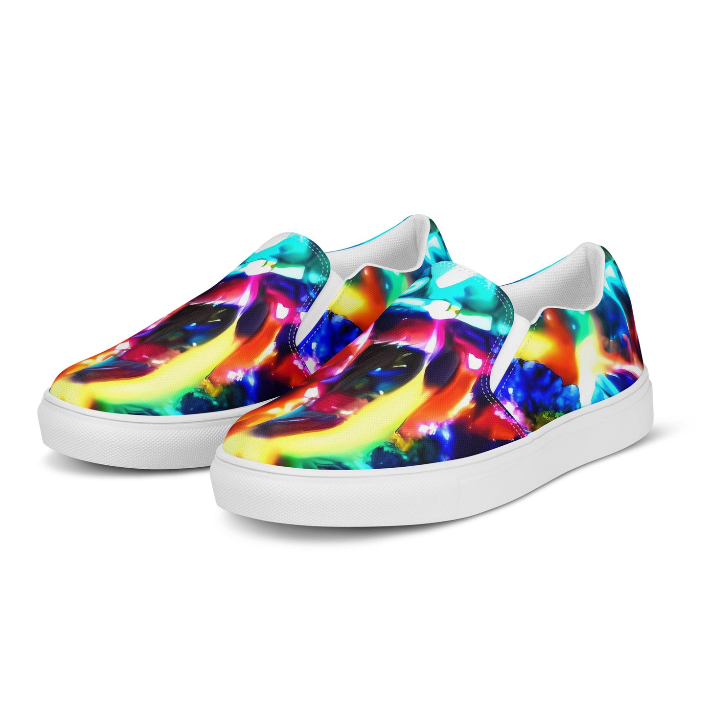 Women's Slip-On Canvas Shoes - Fynesian Galaxy