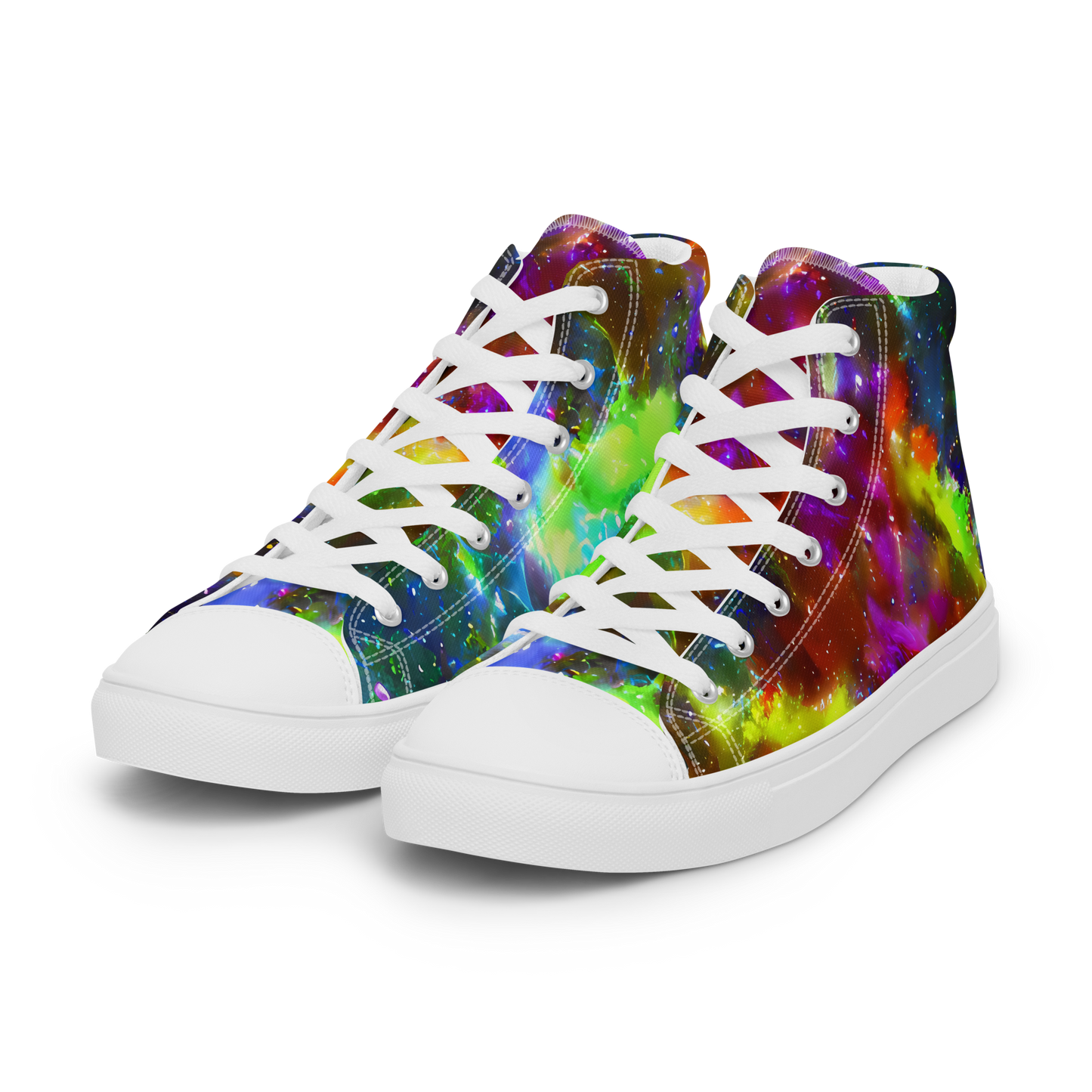 Women's High Top Canvas Shoes - Neer Nebula