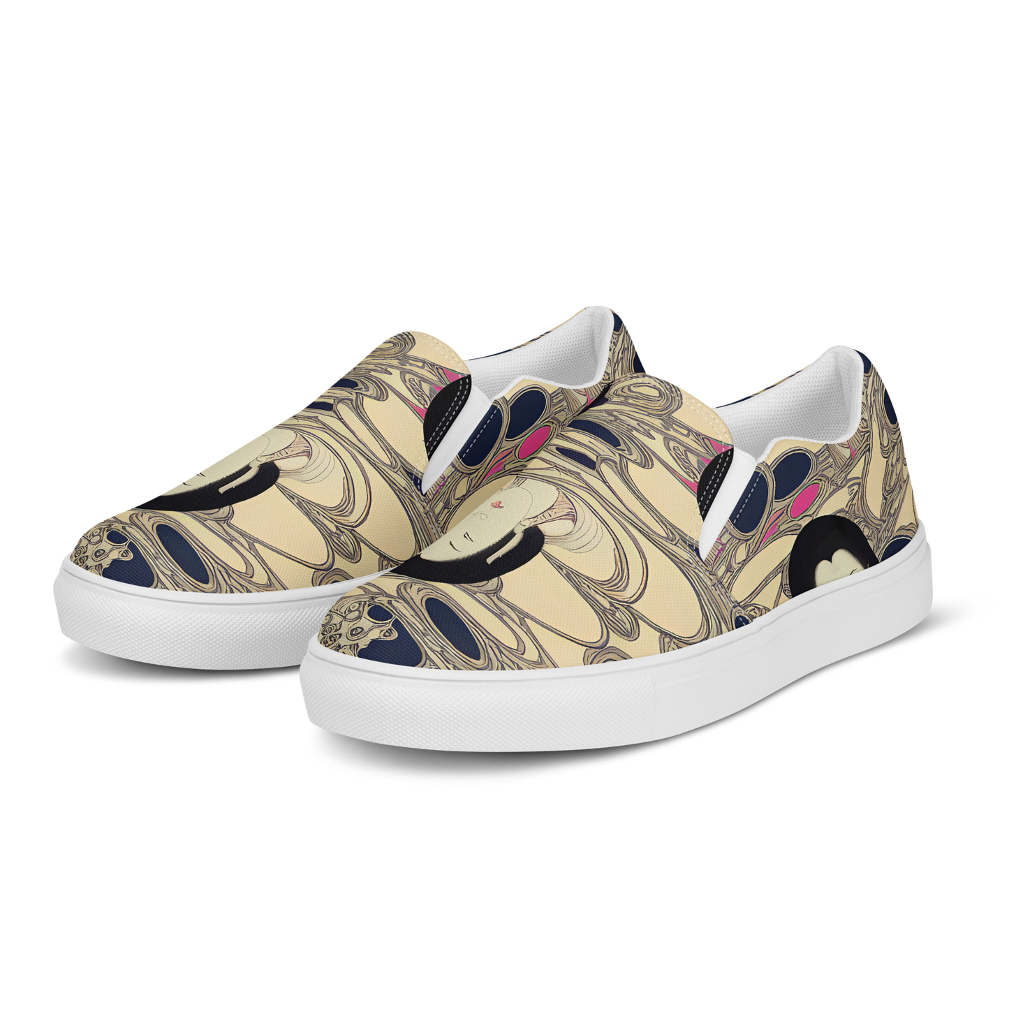 Women's Slip-On Canvas Shoes - Timeless Reverie