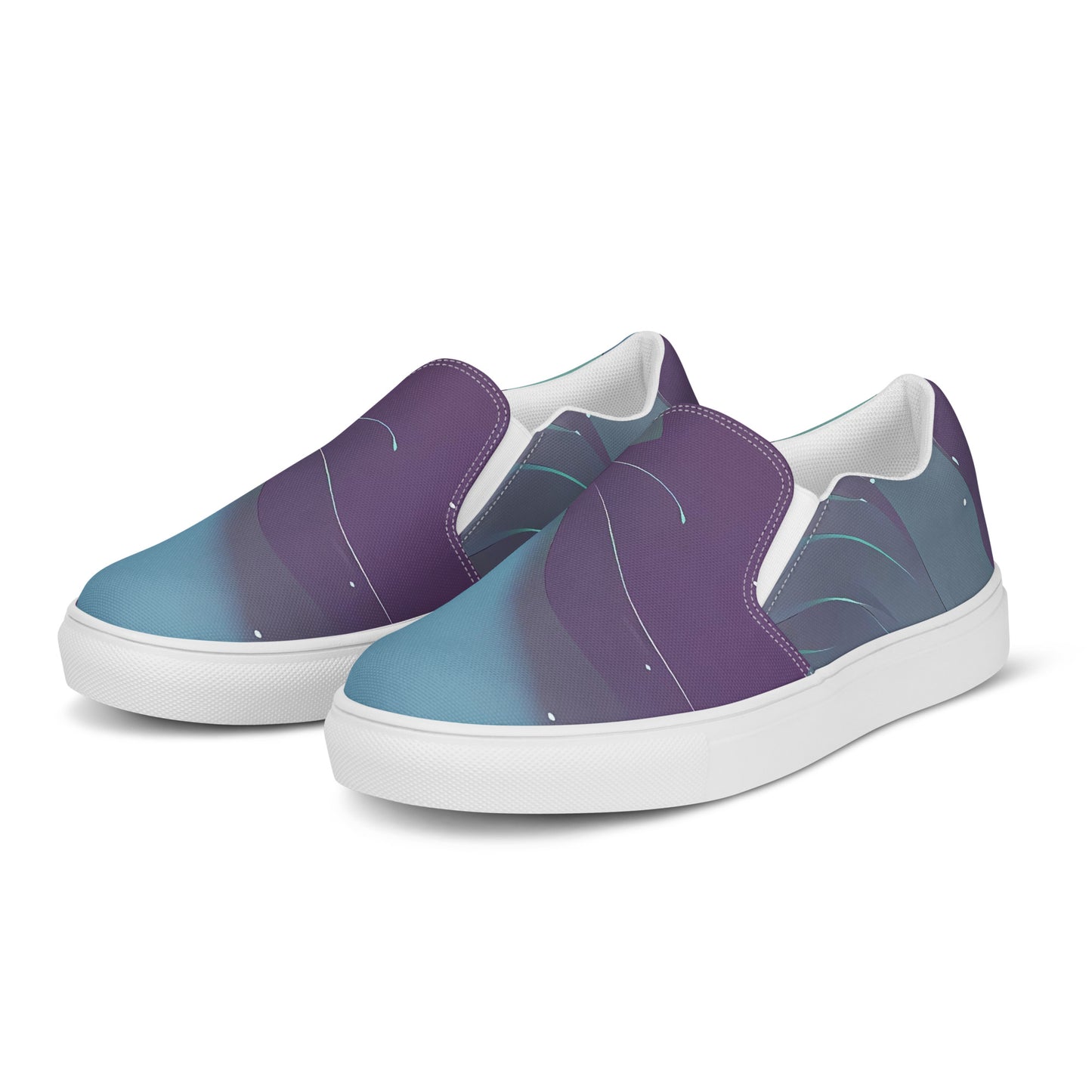 Women's Slip-On Canvas Shoes - Ethereal Dreamscape