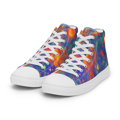 Men's High Top Canvas Shoes - Nolde Nebula