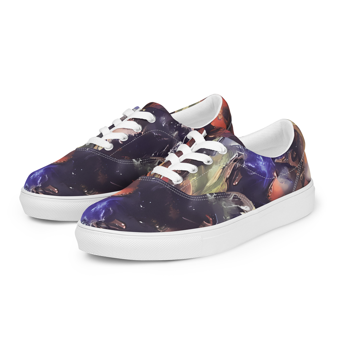 Men's Lace-Up Canvas Shoes - Twisted Terra