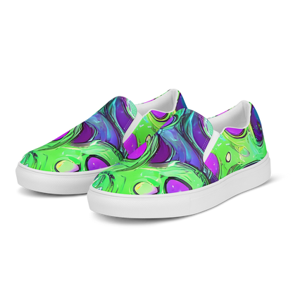 Women's Slip-On Canvas Shoes - Funky Mutation