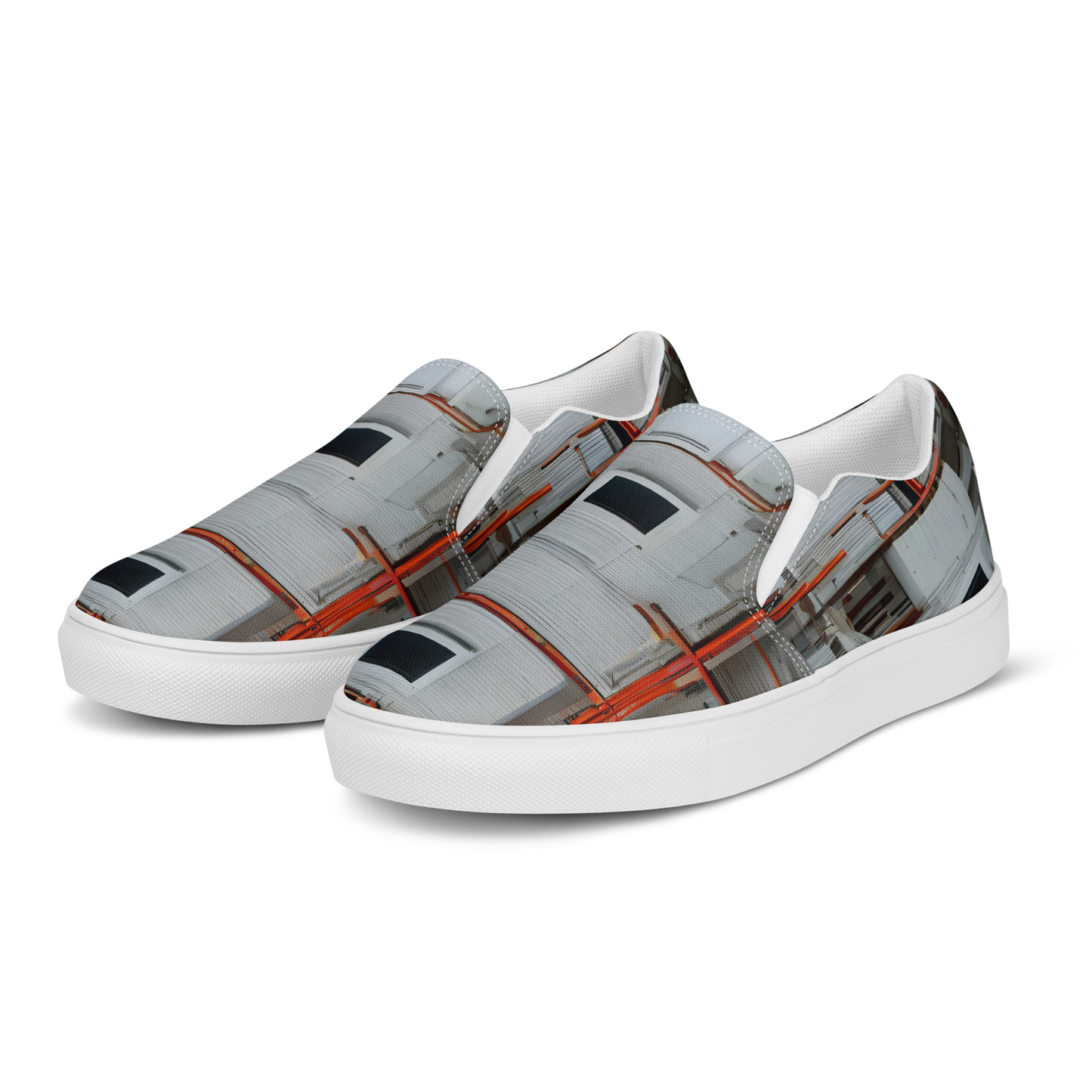 Men's Slip-On Canvas Shoes - Industrial Reverie