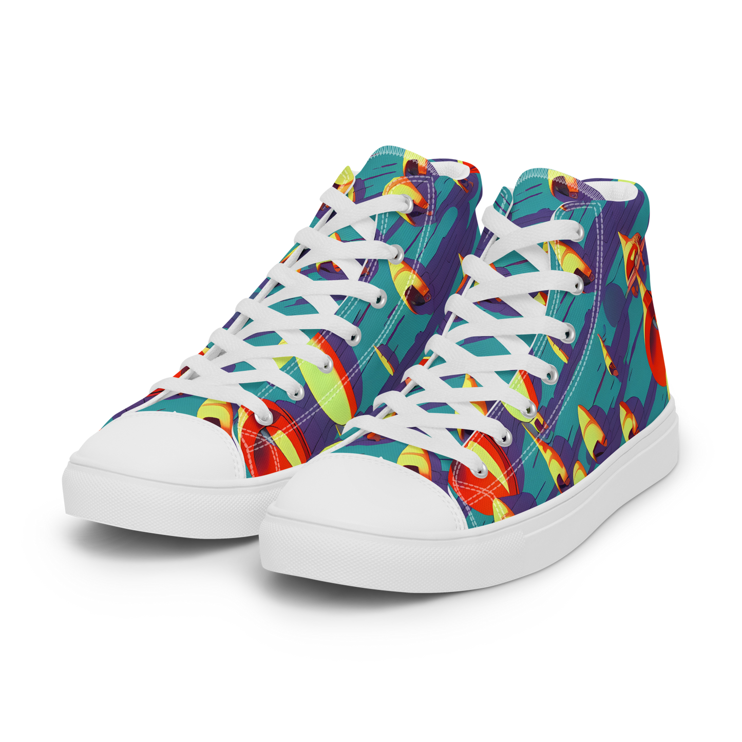 Men's High Top Canvas Shoes - Sailor's Mirage