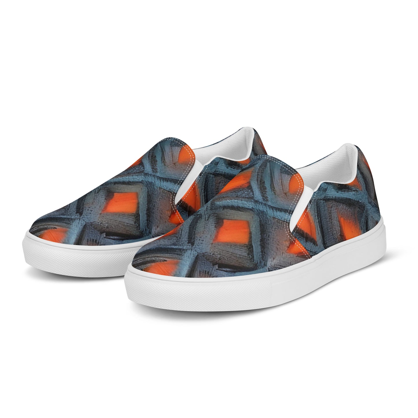 Women's Slip-On Canvas Shoes - Ember Entwined