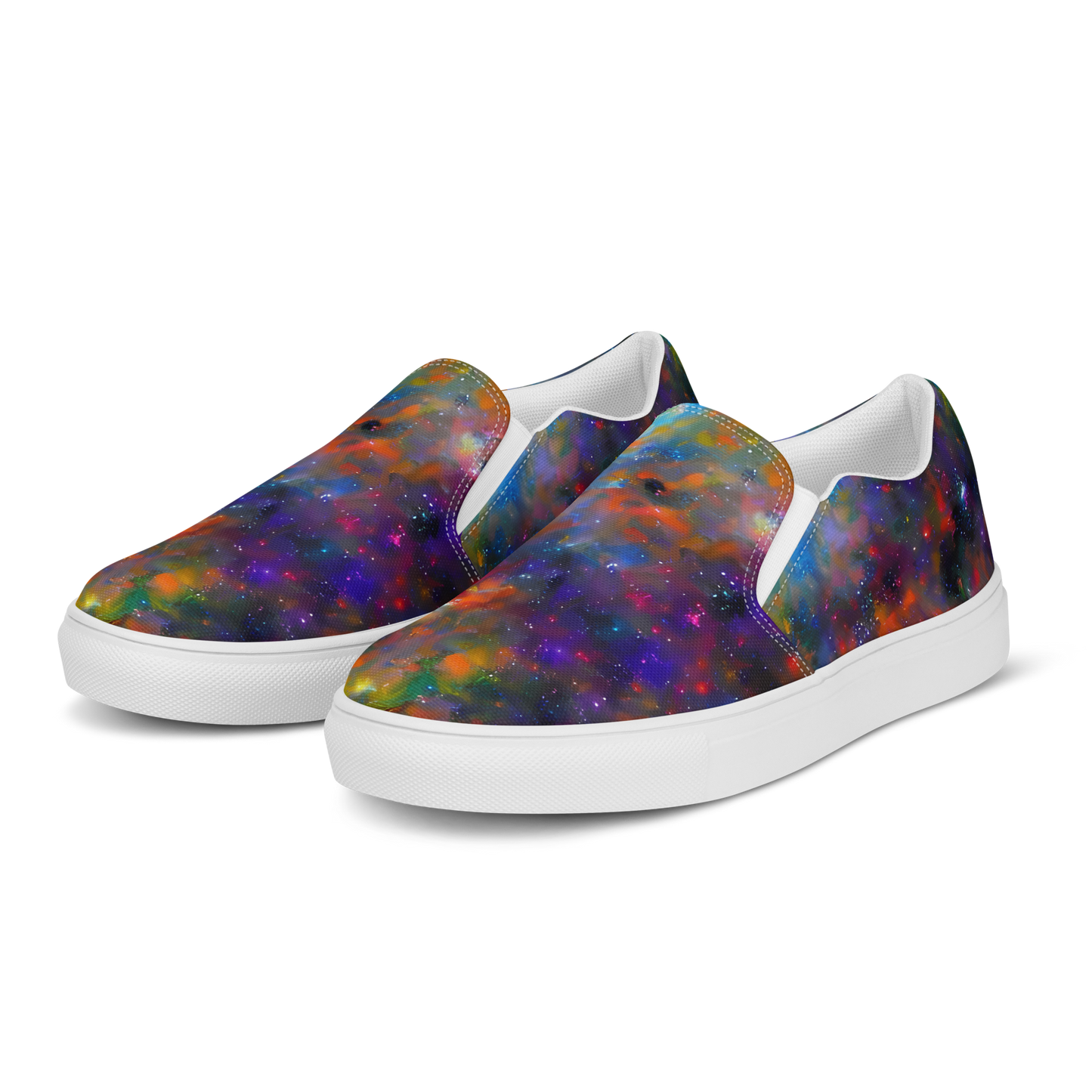 Men's Slip-On Canvas Shoes - Ephemeral Fantasy