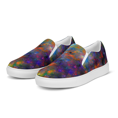 Men's Slip-On Canvas Shoes - Ephemeral Fantasy