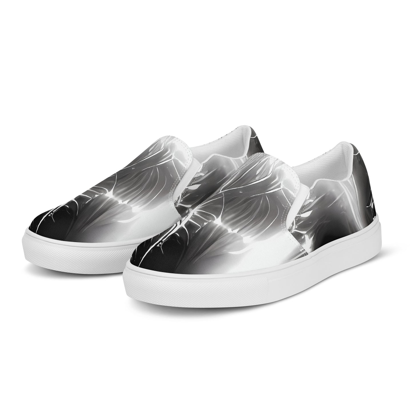 Women's Slip-On Canvas Shoes - Electric Nightfall