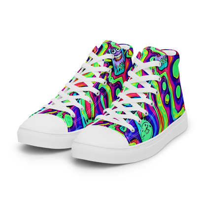 Women's High Top Canvas Shoes - Frizzled Spirits