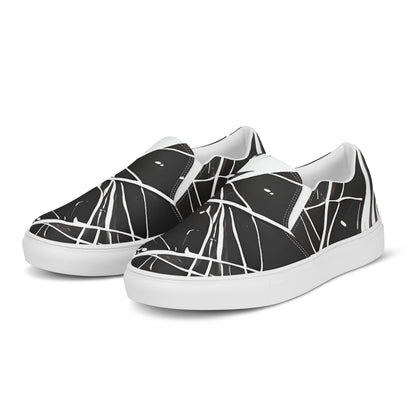 Women's Slip-On Canvas Shoes - Void Vortex