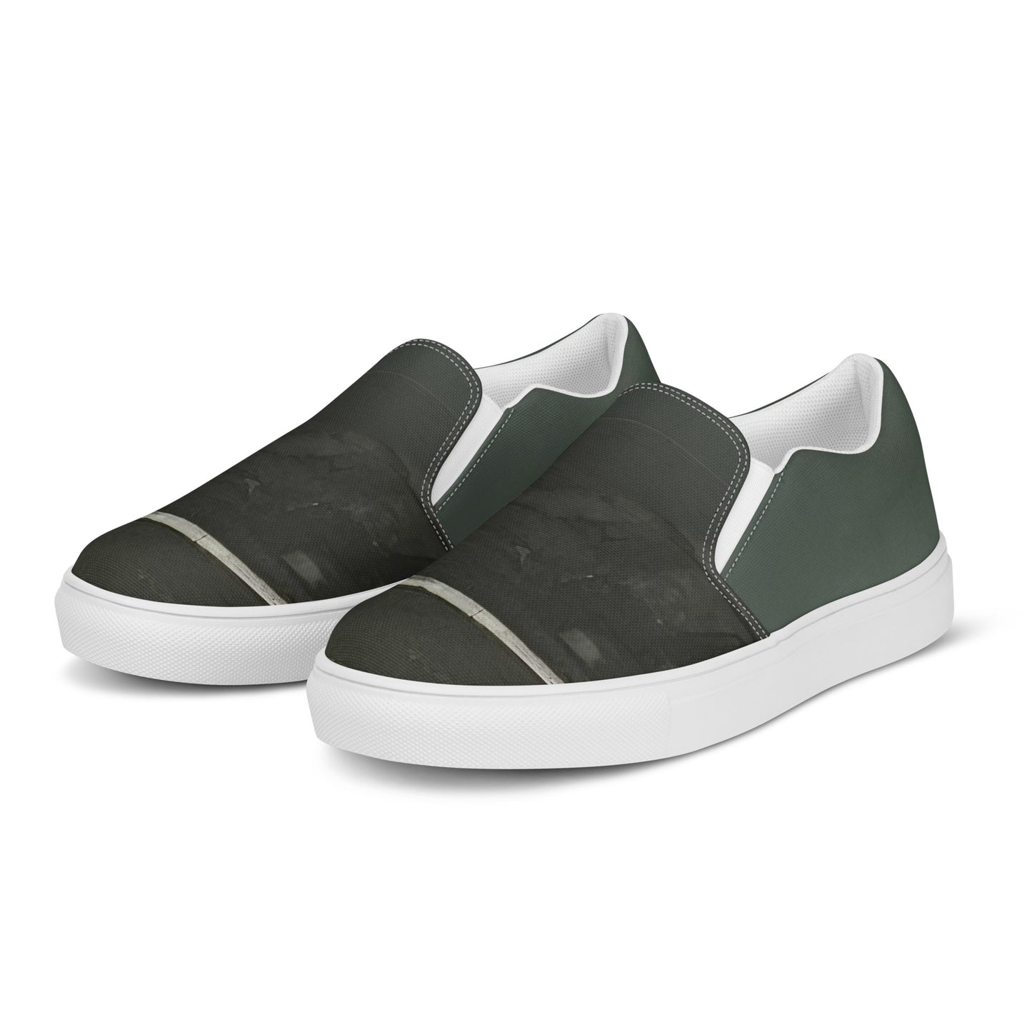 Women's Slip-On Canvas Shoes - Urban Shadows