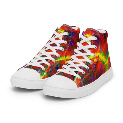Women's High Top Canvas Shoes - Blampied Blaze