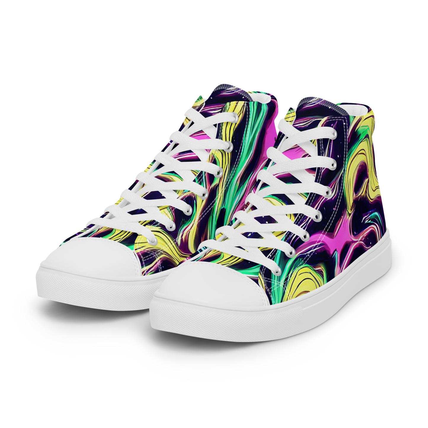 Women's High Top Canvas Shoes - Casson's Whirl