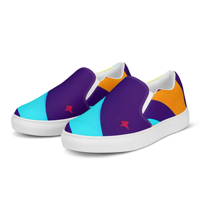 Men's Slip-On Canvas Shoes - Gerace Geometry