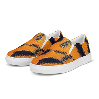 Men's Slip-On Canvas Shoes - Tiger's Dream