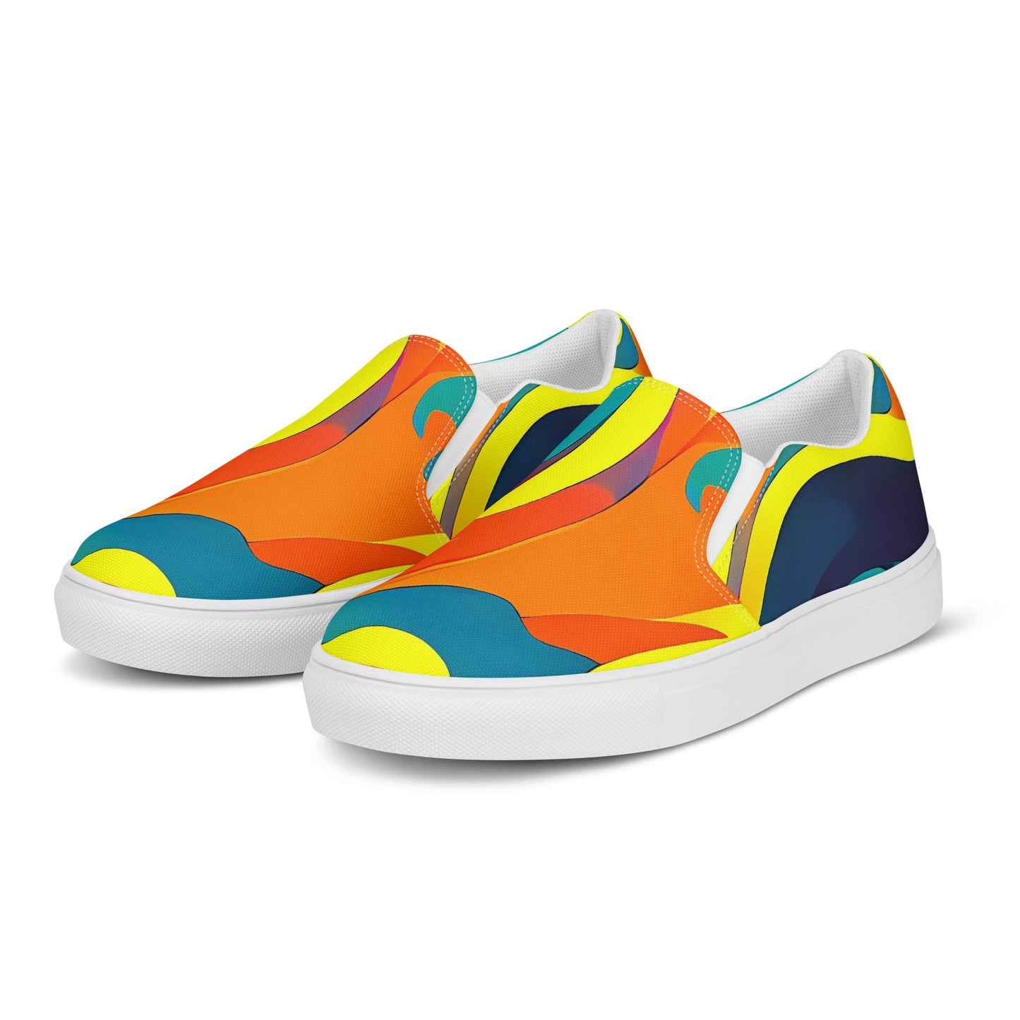 Men's Slip-On Canvas Shoes - Mythic Maelstrom