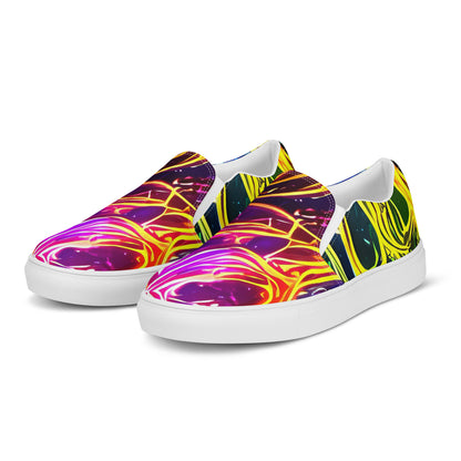 Women's Slip-On Canvas Shoes - Dancing in the Ether