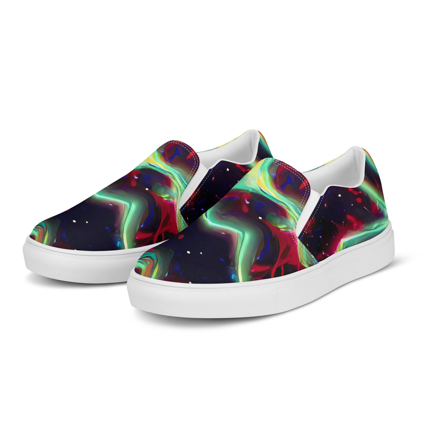 Women's Slip-On Canvas Shoes - Chimeric Currents
