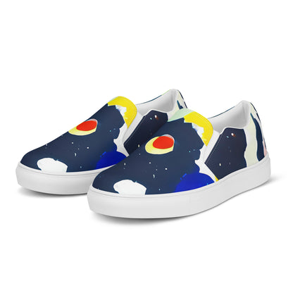 Women's Slip-On Canvas Shoes - Kaleido Burst