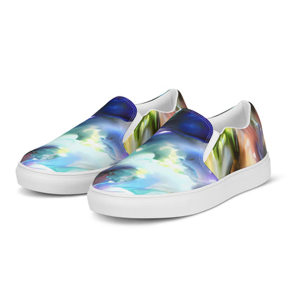 Women's Slip-On Canvas Shoes - Emilia's Nebula