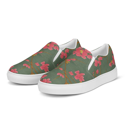 Women's Slip-On Canvas Shoes - Petal Symphony