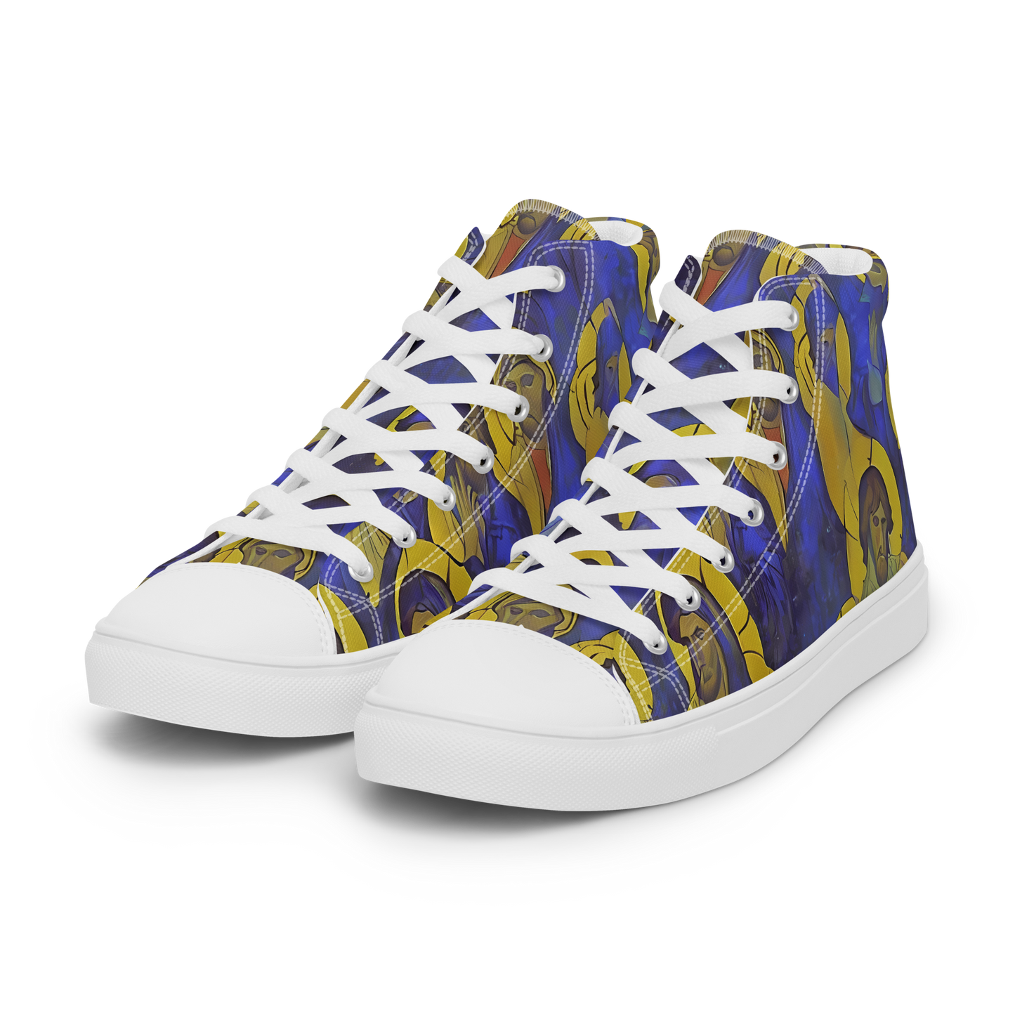 Women's High Top Canvas Shoes - Divine Reverie