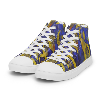 Women's High Top Canvas Shoes - Divine Reverie
