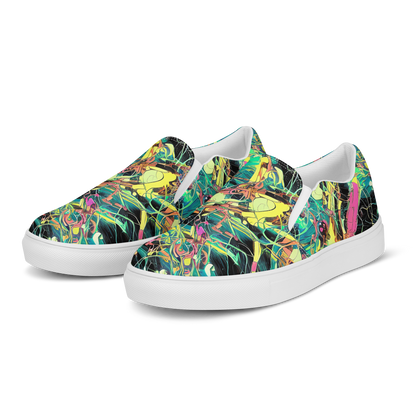 Women's Slip-On Canvas Shoes - Cyborg Whirl