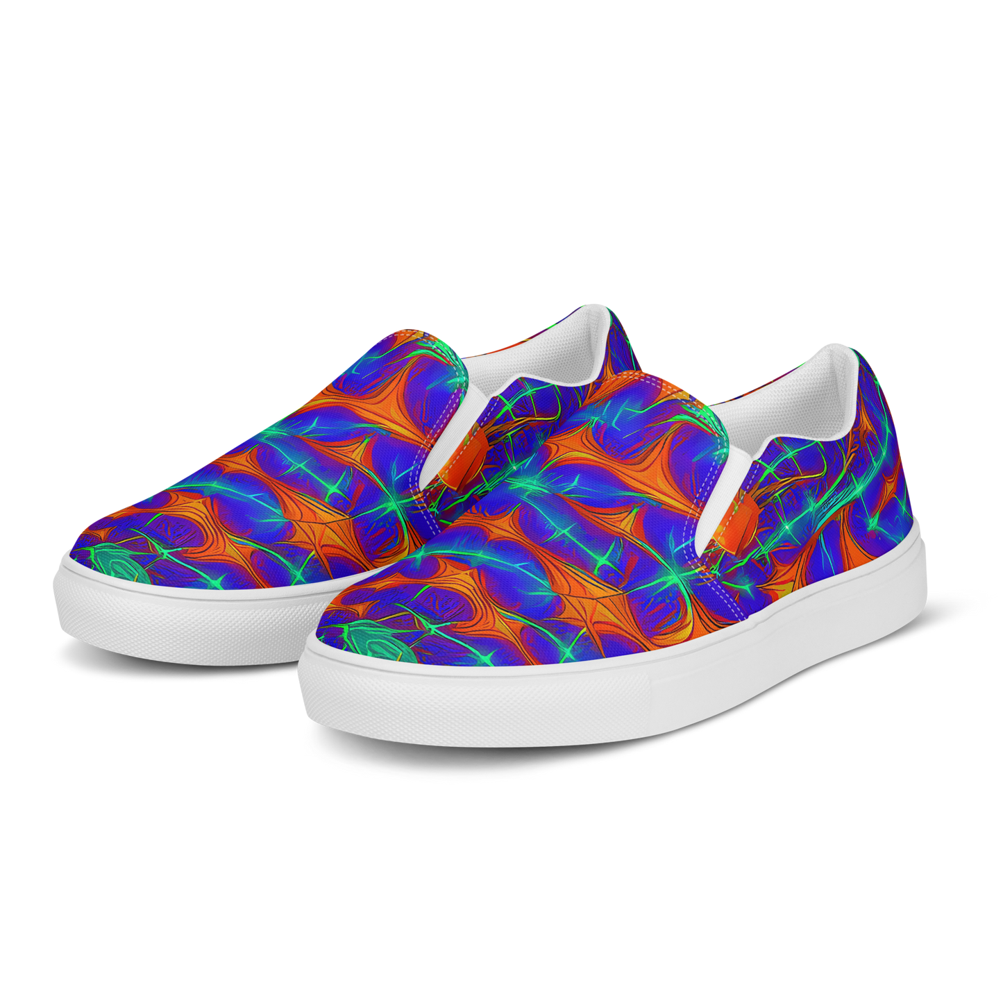 Women's Slip-On Canvas Shoes - Nebula Tides