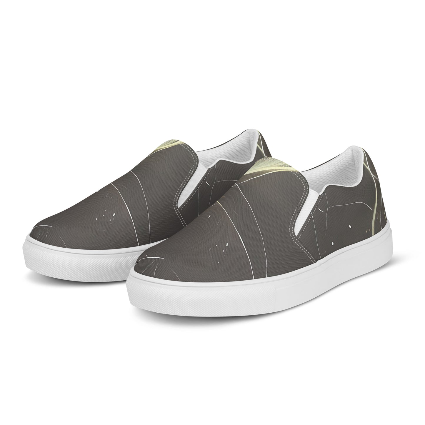 Women's Slip-On Canvas Shoes - Nebula Veins