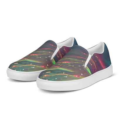 Men's Slip-On Canvas Shoes - Temple Wave