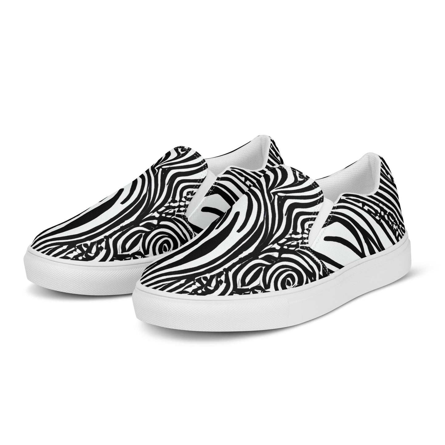 Men's Slip-On Canvas Shoes - Tidal Tangle
