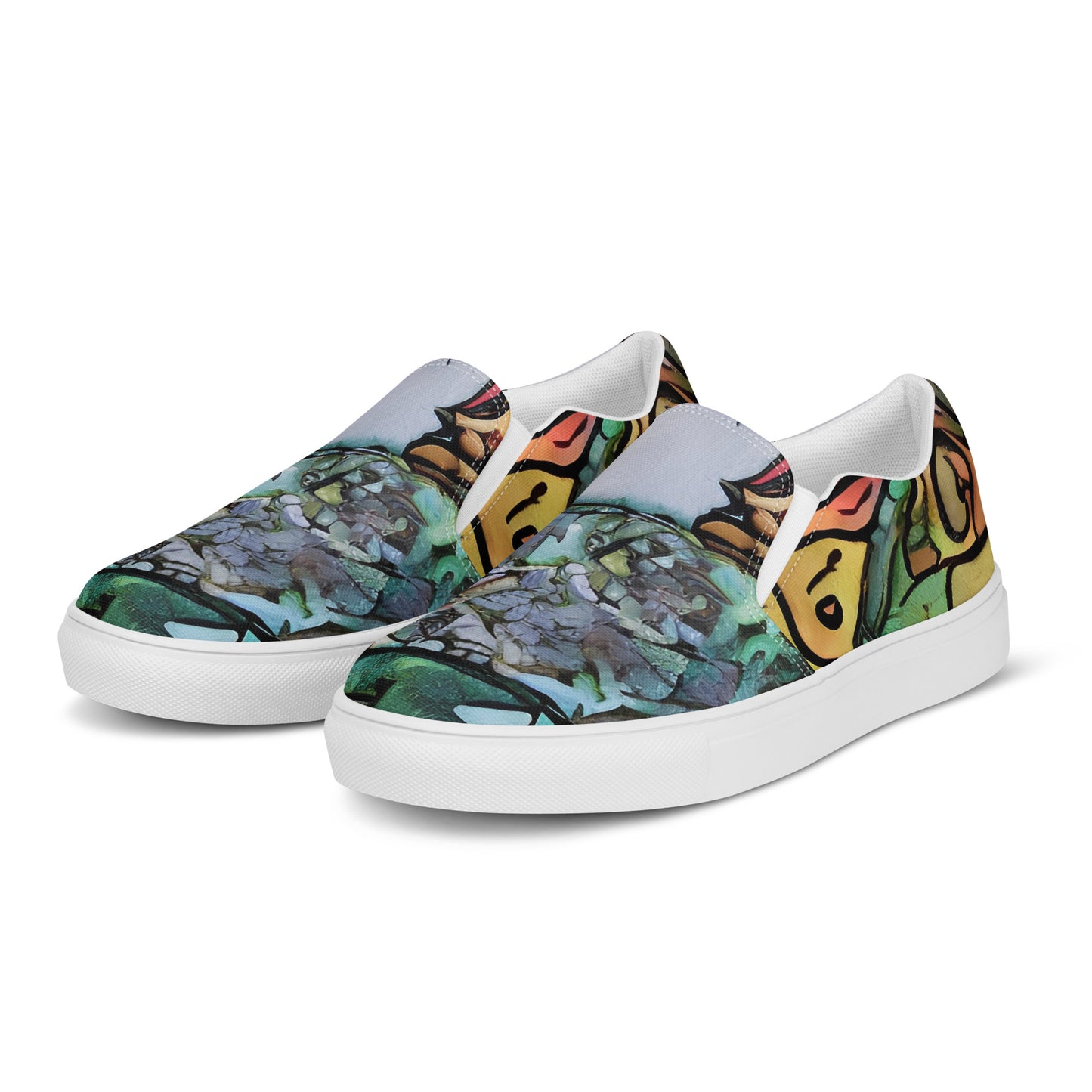 Men's Slip-On Canvas Shoes - Fantasia Medley