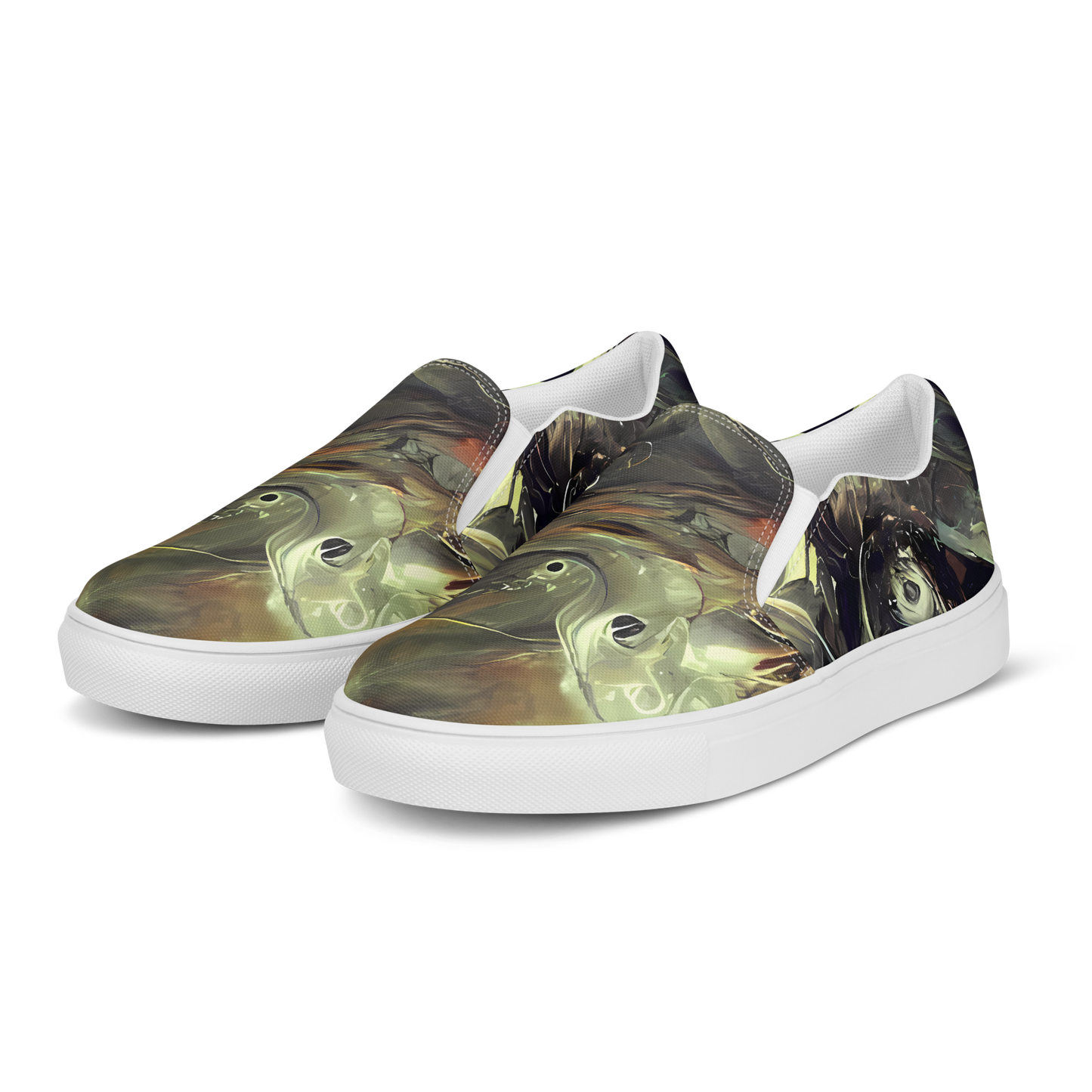 Women's Slip-On Canvas Shoes - Chaos Crescendo