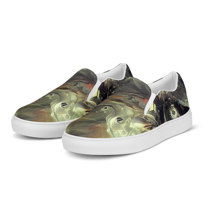 Women's Slip-On Canvas Shoes - Chaos Crescendo