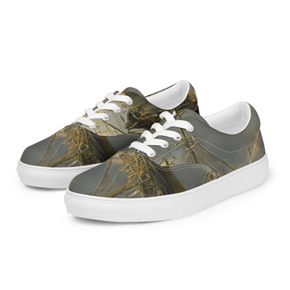 Men's Lace-Up Canvas Shoes - Ethereal Armada